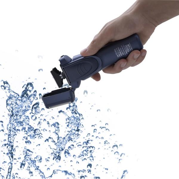 ヤマゼン USB充電式シェーバー LASIKU（ラシク） ブルー ESY-K03-A ［3枚刃 /AC100V-240V］ | 山善 | 03