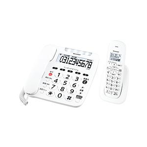 SHARP(シャープ) コードレス電話機  ホワイト系 JD-V39CL ［子機1台 /コードレス］ | SHARP