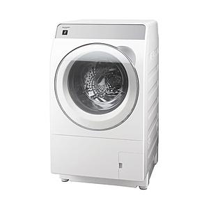 SHARP(シャープ) ドラム式洗濯乾燥機  ホワイト系 ES-11K1-WL ［洗濯11.0kg /乾燥6.0kg /ヒーター乾燥(水冷・除湿タイプ) /左開き］ 【お届け日時指定不可】 | SHARP
