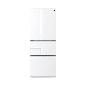 SHARP(シャープ) 冷蔵庫  ブラストホワイト SJ-FF50R-W ［幅68.5cm /502L /6ドア /観音開きタイプ］【基本設置料金セット】 【お届け日時指定不可】 | SHARP