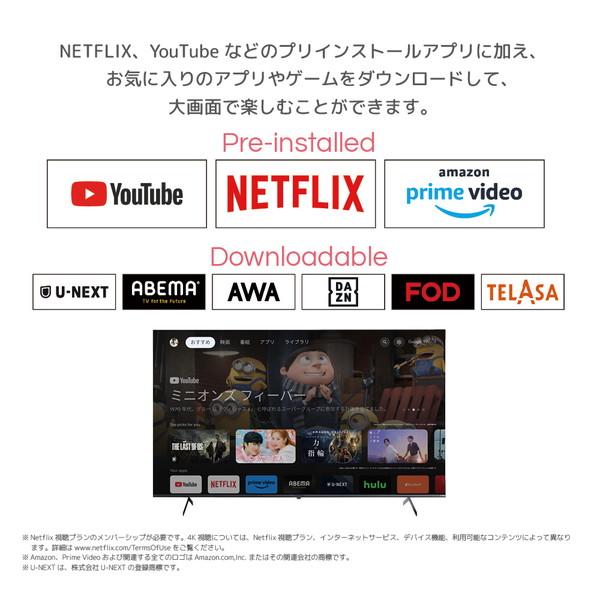 ORION 液晶テレビ SMART TV series  OSR65G10 ［65V型 /Bluetooth対応 /4K対応 /YouTube対応］ 【お届け日時指定不可】｜y-sofmap｜03