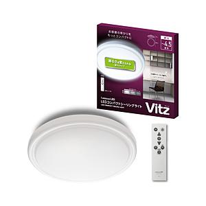 ドウシシャ LEDコンパクトシーリングライト Luminous LED（ルミナスLED）  V25R-A45DX ［4.5畳 /昼白色 /リモコン付属 /電気工事不要］ 【864】 | DOSHISHA