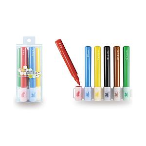 エポックケミカル 水性マーカー 6色セット はにかむ ポップカラー 550-0900 | 