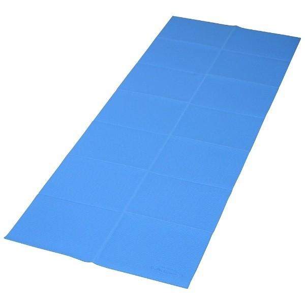 ラッキーウエスト 折りたたみヨガマット（ブルー） LW-M1962 【864】 [振込不可] |  | 02