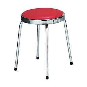ノーリツイス ノーリツ　回転スツール　ビニールシート　レッド T-691C | 