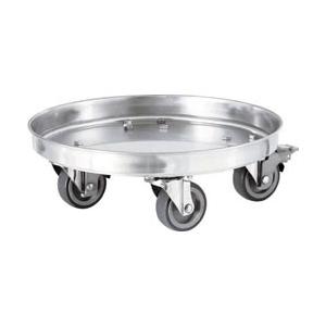 日東金属工業 タンク運搬用ステンレス台車　SSゴム車　適用サイズ33　KM33