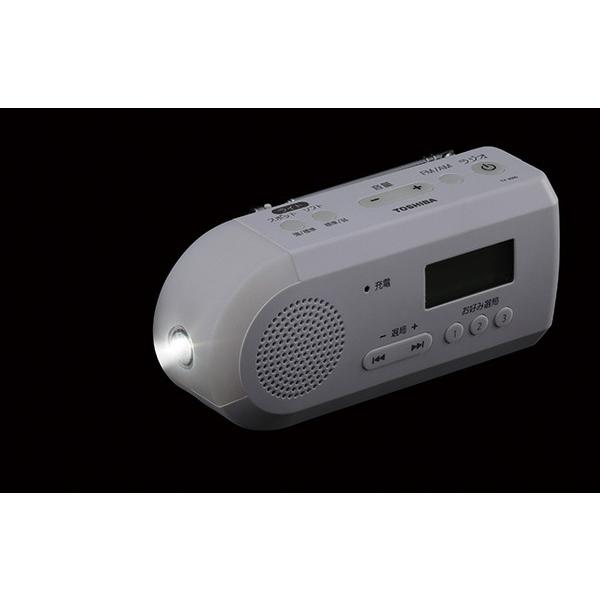 TOSHIBA(東芝) 手回し充電ラジオ　防災ラジオ  ホワイト TY-JKR6-W ［ワイドFM対応 /防水ラジオ /AM/FM］ | TOSHIBA | 11