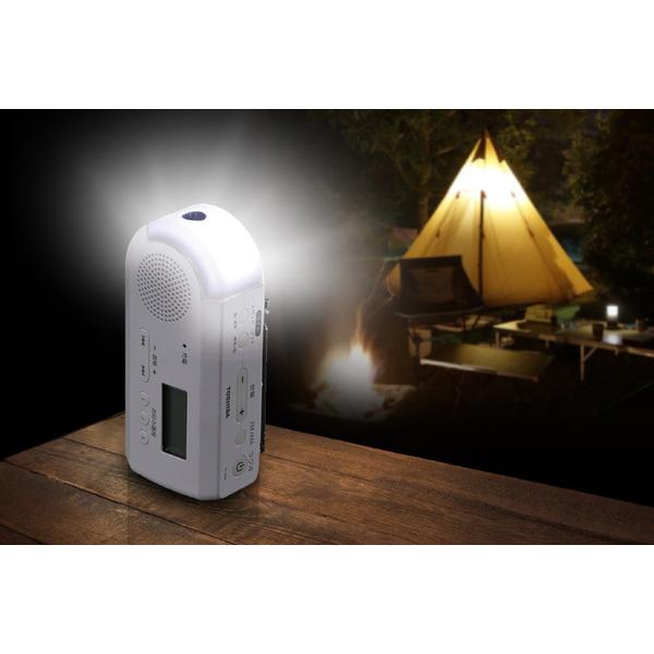 TOSHIBA(東芝) 手回し充電ラジオ　防災ラジオ  ホワイト TY-JKR6-W ［ワイドFM対応 /防水ラジオ /AM/FM］ | TOSHIBA | 14