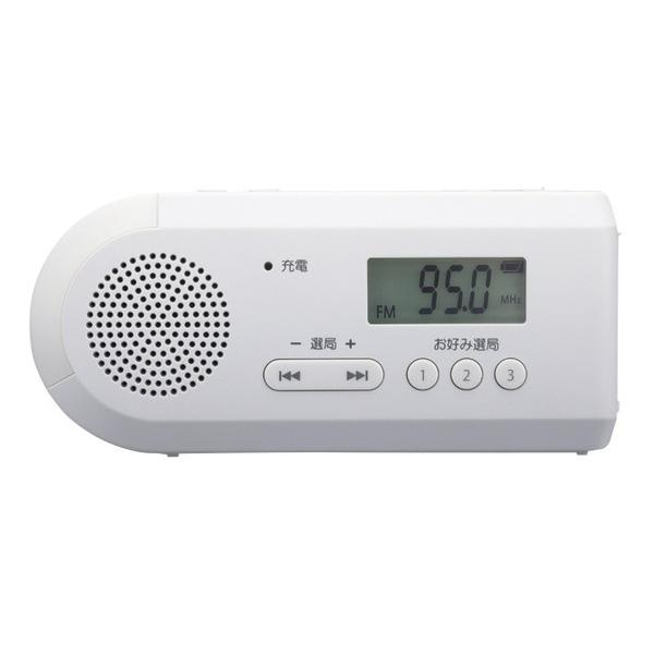 TOSHIBA(東芝) 手回し充電ラジオ　防災ラジオ  ホワイト TY-JKR6-W ［ワイドFM対応 /防水ラジオ /AM/FM］ | TOSHIBA | 01