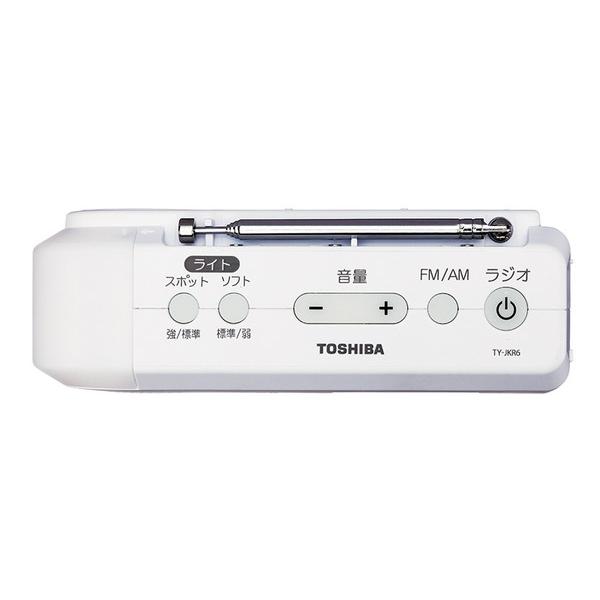 TOSHIBA(東芝) 手回し充電ラジオ　防災ラジオ  ホワイト TY-JKR6-W ［ワイドFM対応 /防水ラジオ /AM/FM］ | TOSHIBA | 07