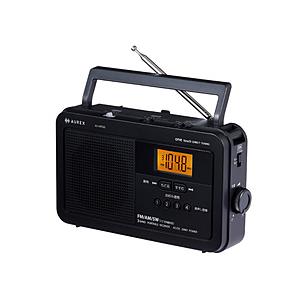 TOSHIBA(東芝) LEDライト付きホームラジオ  ブラック AX-HRT60(K) ［ワイドFM対応 /AM/FM/短波］ | TOSHIBA