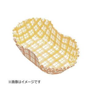 アヅミ産業 紙カップ ココケース小判型（500枚入） 8号 黄 ＜XAZ3806＞ [振込不可] | 