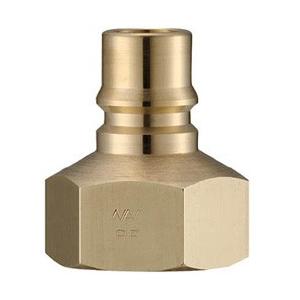 長堀工業 クイックカップリング AL40型 真鍮製 オネジ取付用 CAL46PF2 | 