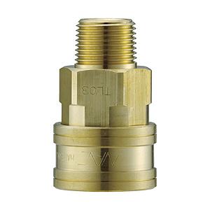 長堀工業 クイックカップリング TL型 真鍮製 メネジ取付用 CTL04SM2 | 