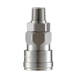 長堀工業 クイックカップリング AL40型 ステンレス製 メネジ取付用 CAL48SM3 | 