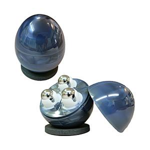 ミツワ 50082 美顔ローラー ユビタマゴ オーパルブルー | 