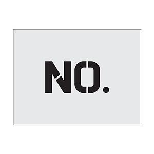 アイマーク ステンシル NO． 文字サイズ50×40mm AST6 | アイマーク