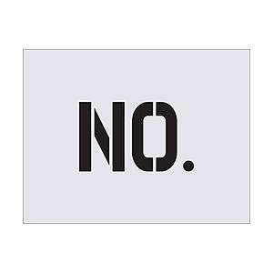 アイマーク ステンシル NO． 文字サイズ100×65mm AST7 | アイマーク