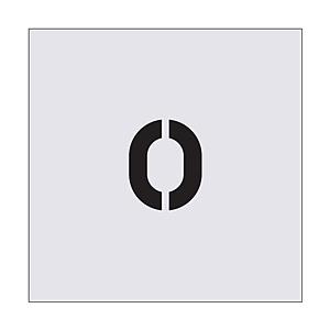 アイマーク ステンシル 0 文字サイズ50×40mm AST24 | アイマーク