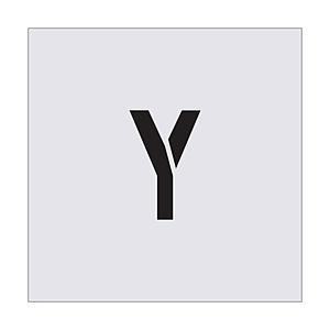アイマーク ステンシル Y 文字サイズ100×65mm AST41 | アイマーク