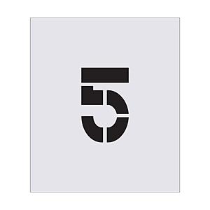 アイマーク ステンシル 5 文字サイズ150×90mm AST65 | アイマーク