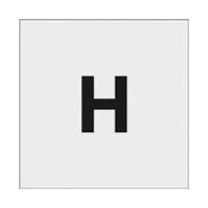 アイマーク IM　ステンシル　H　文字サイズ50×40mm AST-H5040 | アイマーク