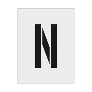 アイマーク IM　ステンシル　N　文字サイズ250×125mm AST-N250125 | アイマーク
