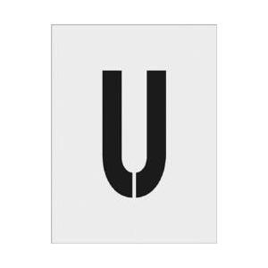 アイマーク IM　ステンシル　U　文字サイズ250×125mm AST-U250125 | アイマーク