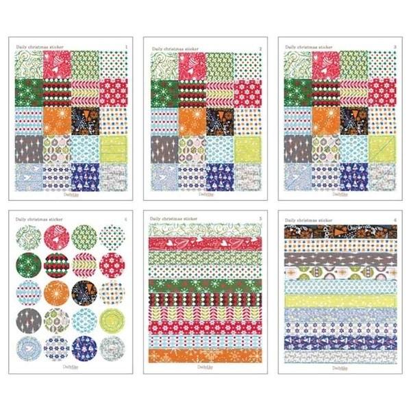 デコレクションズ パッチワークステッカー（DailyChristmas）　PWS-DC 【864】 |  | 01