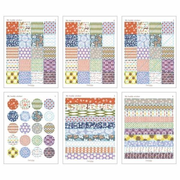 デコレクションズ パッチワークステッカー（MyBuddy）　PWS-BD 【864】 |  | 01