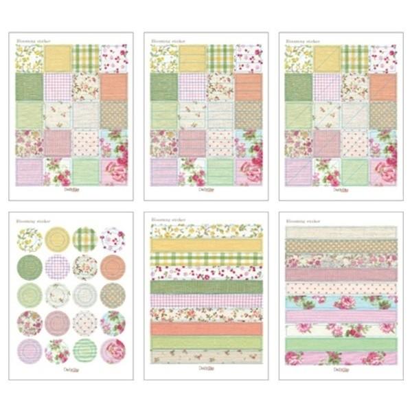 デコレクションズ パッチワークステッカー（Blooming）　PWS-BL 【864】 |  | 01