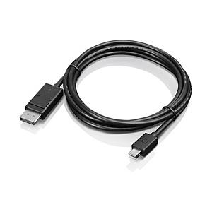 Lenovo(レノボジャパン) 映像変換ケーブル  ブラック 0B47091 ［DisplayPort⇔miniDisplayPort /2m］ [振込不可] | Lenovo