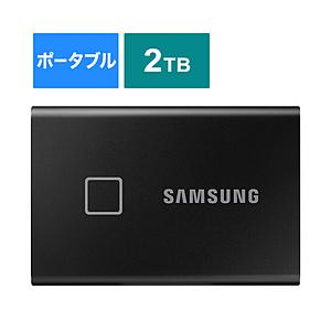 SAMSUNG(サムスン) MU-PC2T0K/IT 外付けSSD USB-C＋USB-A接続 T7 Touch