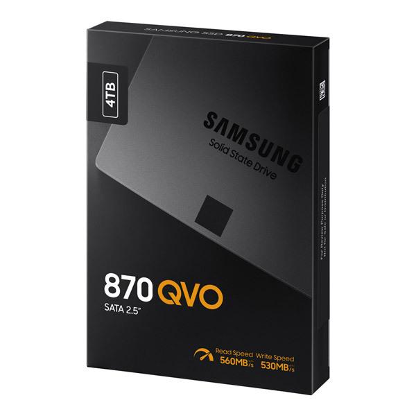 SAMSUNG(サムスン) 内蔵SSD SATA接続 870QVO MZ-77Q4T0B/IT ［4TB /2.5