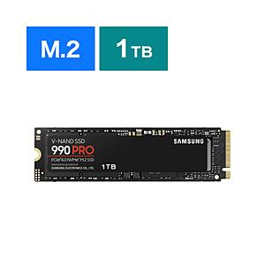 SAMSUNG(サムスン) 内蔵SSD PCI-Express接続 990 PRO  MZ-V9P1T0B-IT ［1TB /M.2］ [振込不可] | SAMSUNG