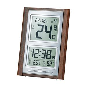 アデッソ ADESSO　デジタル日めくり電波時計 ADESSO  NAR-102 ［電波自動受信機能有］ | 