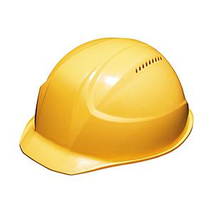 DICプラスチック 超軽量ヘルメット「軽神」 黄 AA17VHA5E3K17