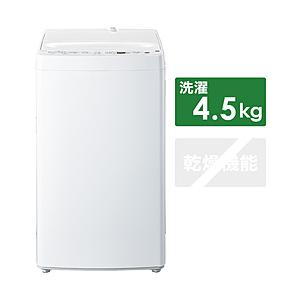 ORIGINAL BASIC 4.5kg全自動洗濯機 ホワイト BW-45A-W [洗濯4.5kg /乾燥機能無 /上開き] 【お届け日時指定不可】  [振込不可] ソフマップPayPayモール店 - 通販 - PayPayモール