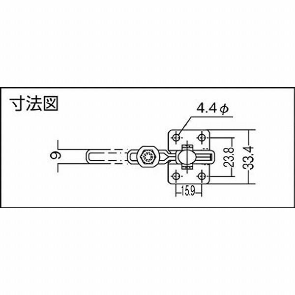 大阪角田興業 KC-HV150 角田 ハンドル立型トグルクランプ No.HV150 |  | 02