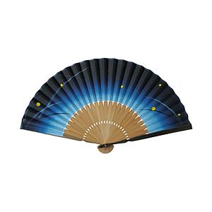 山二 扇子　蛍草・紺 | ブランド登録なし