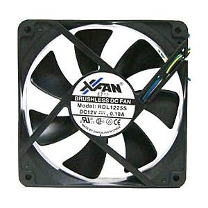 長尾製作所 中空ベアリング(改良型流体軸受け)採用　120mmPWMファン　RDL1225S-PWM | 