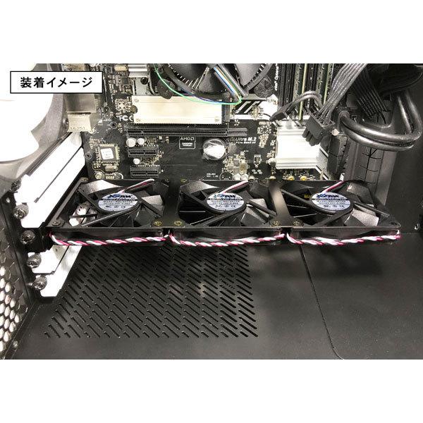 長尾製作所 PCI用8015ファン3連ステイ N-PCIFSTY8015-F3 ブラック [振込不可] |  | 03