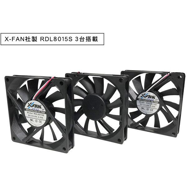 長尾製作所 PCI用8015ファン3連ステイ N-PCIFSTY8015-F3 ブラック [振込不可] |  | 04