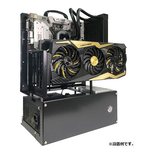 長尾製作所 PCケース オープンフレーム ver.micro-ATX ブラック