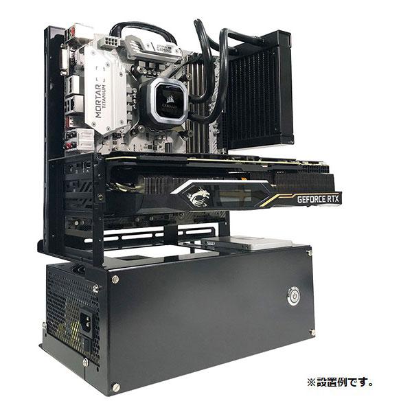 ブラック オープンフレーム PCケース　長尾製作所長尾製作所 atx matx PCケース オープンフレーム ver.E-ATX ブラック N-FRAME-EATX
