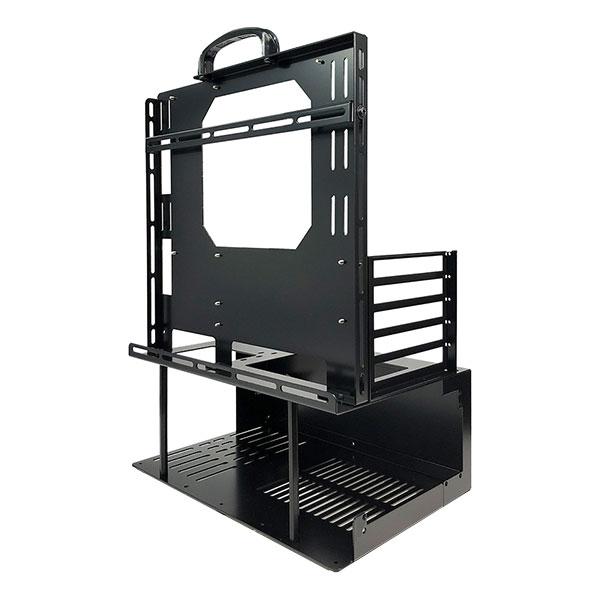 長尾製作所 PCケース オープンフレーム ver.micro-ATX ブラック