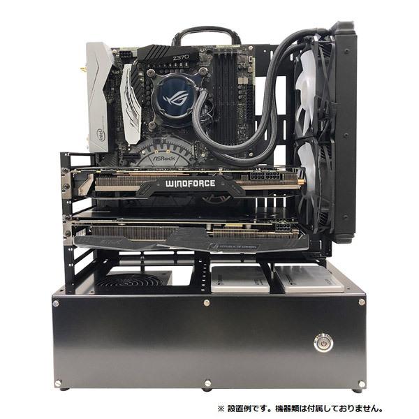 長尾製作所 PCケース オープンフレーム ver.E-ATX ブラック N