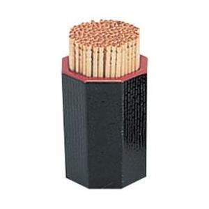 若泉漆器 八角楊枝入 黒天朱 1-514-14 ＜RYU08＞ | 