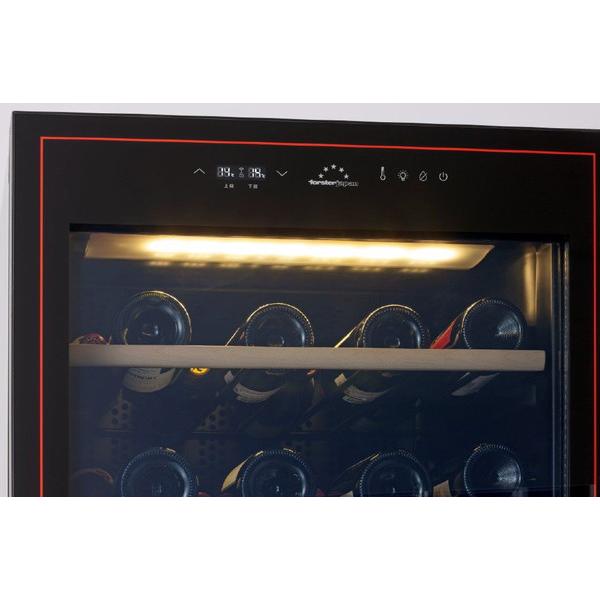 【基本設置料金セット】 フォルスタージャパン FJC-366GD ワインセラー CASUAL+ ブラック [122本 /右開き] 【お届け日時指定不可】 |  | 06