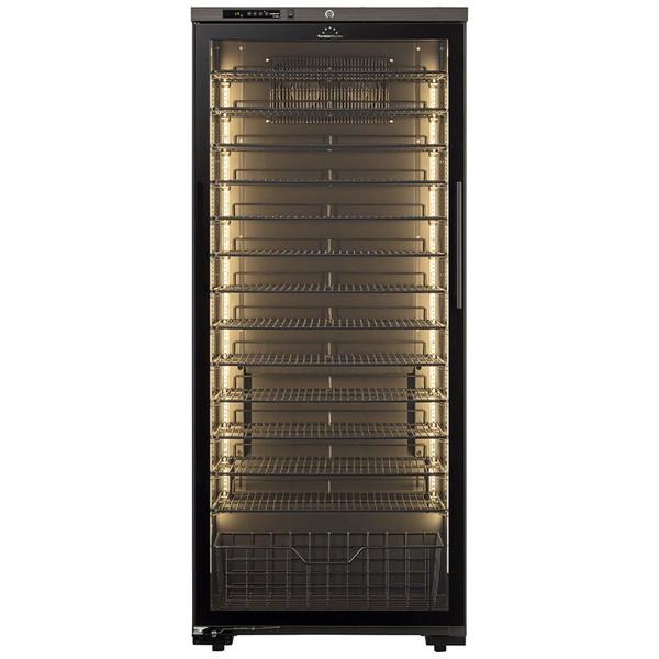 【基本設置料金セット】 ワインセラー  左開き LongFresh(ロングフレッシュ) ウッドブラック ST-408GL(WK) ［120本 /左開き］ 【お届け日時指定不可】 |  | 03